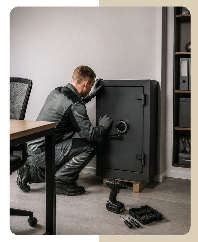 Установка офисного сейфа в Кызыле по цене от 5704 р. | ДвериЛегко-Кзл